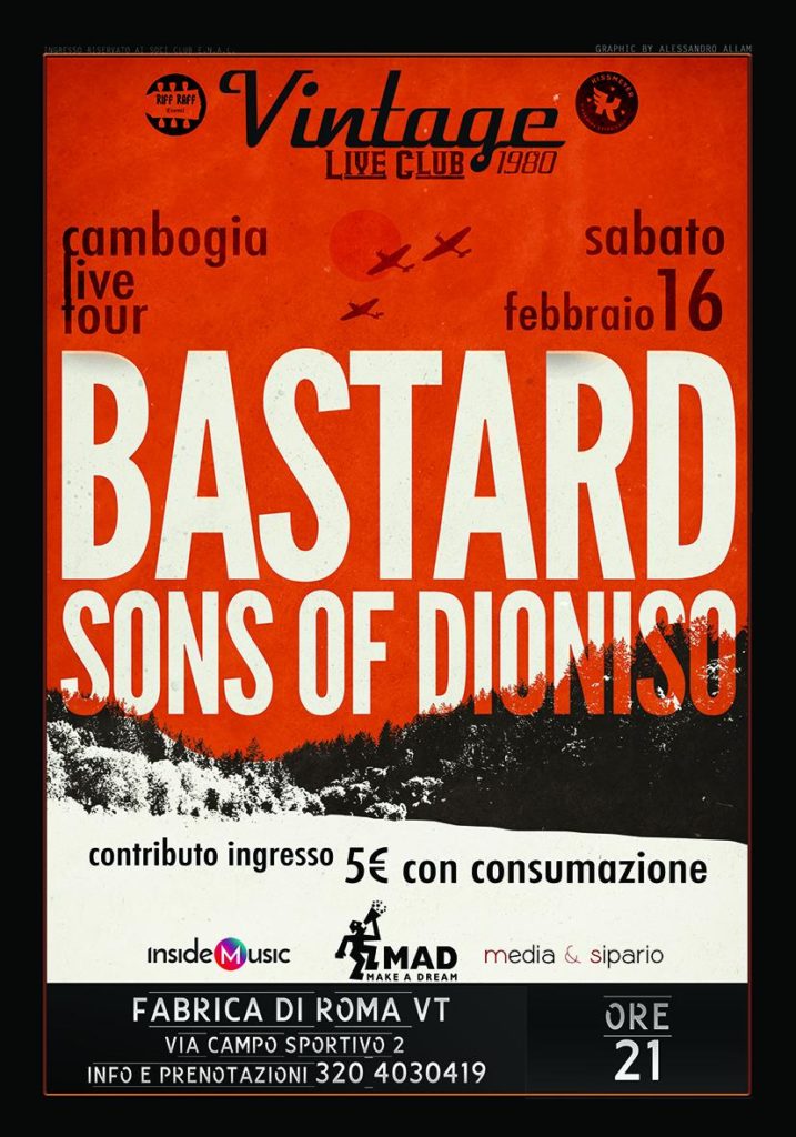 The Bastard Sons of Dioniso Live