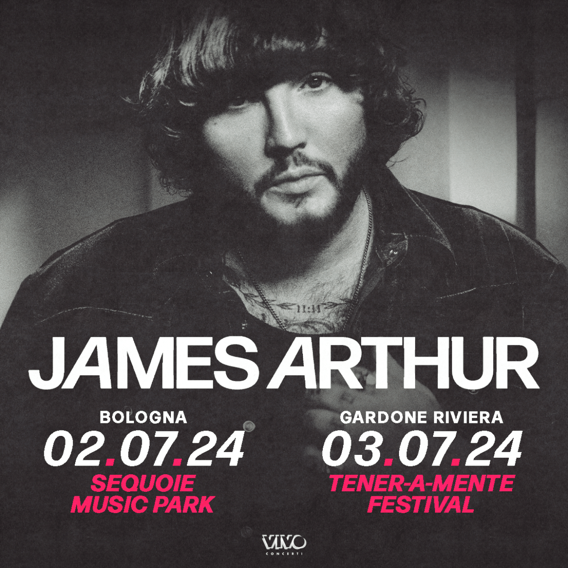 james Arthur italia