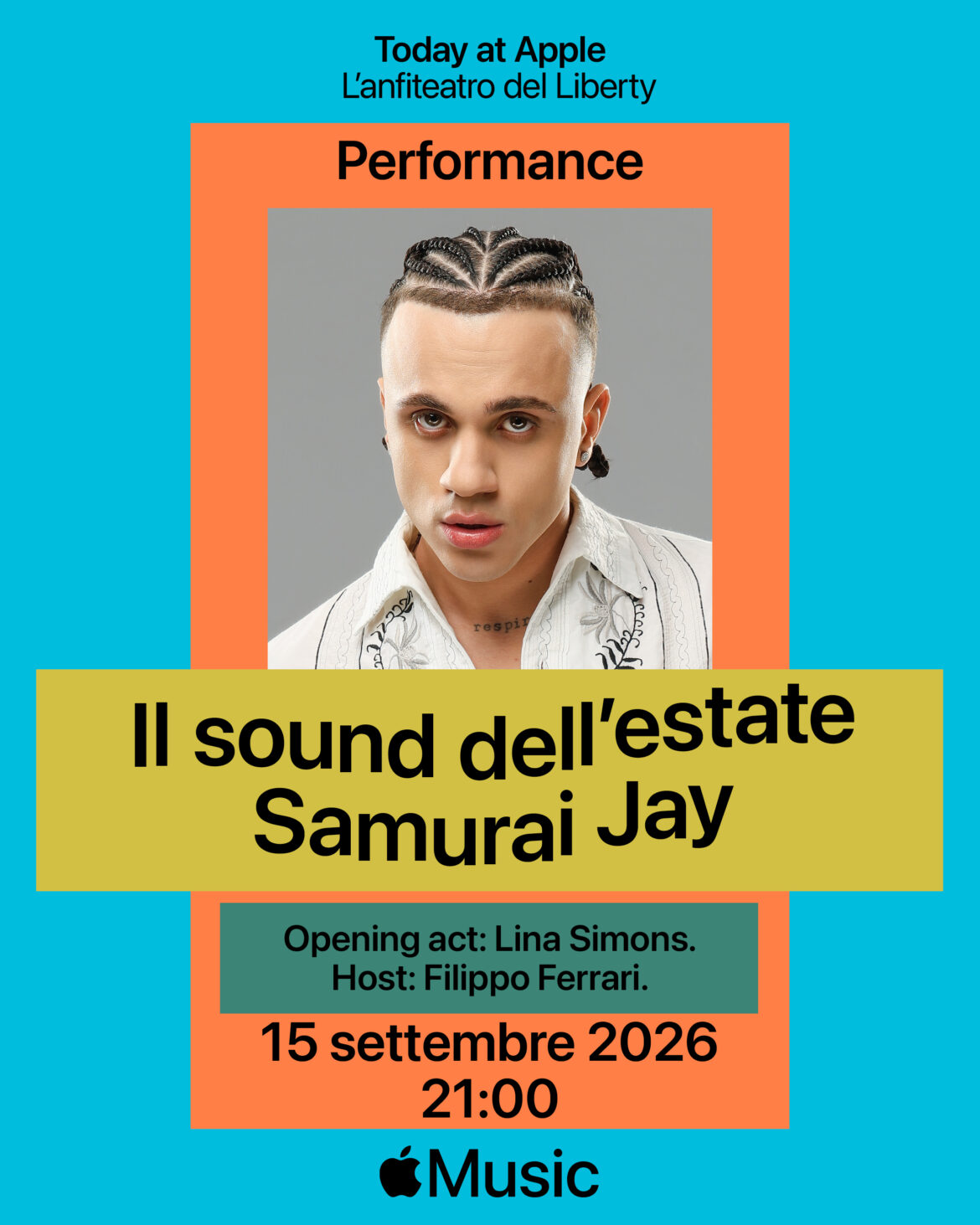 Anfiteatro del Liberty Social Post 4x5 Samurai Jay